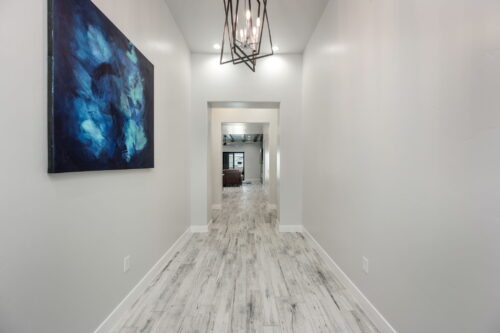 New Home Build Entrance Hallway