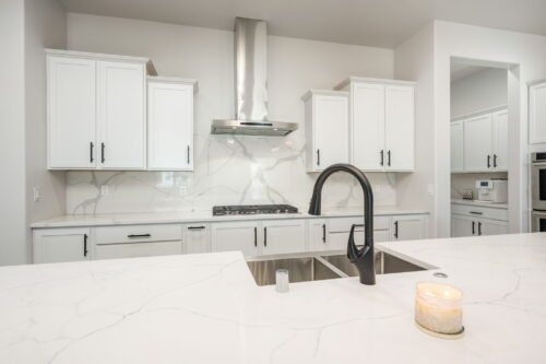 New Home Build with Marble Countertops