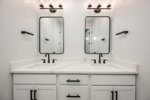 New Home Builder for Double Bathroom Vanity