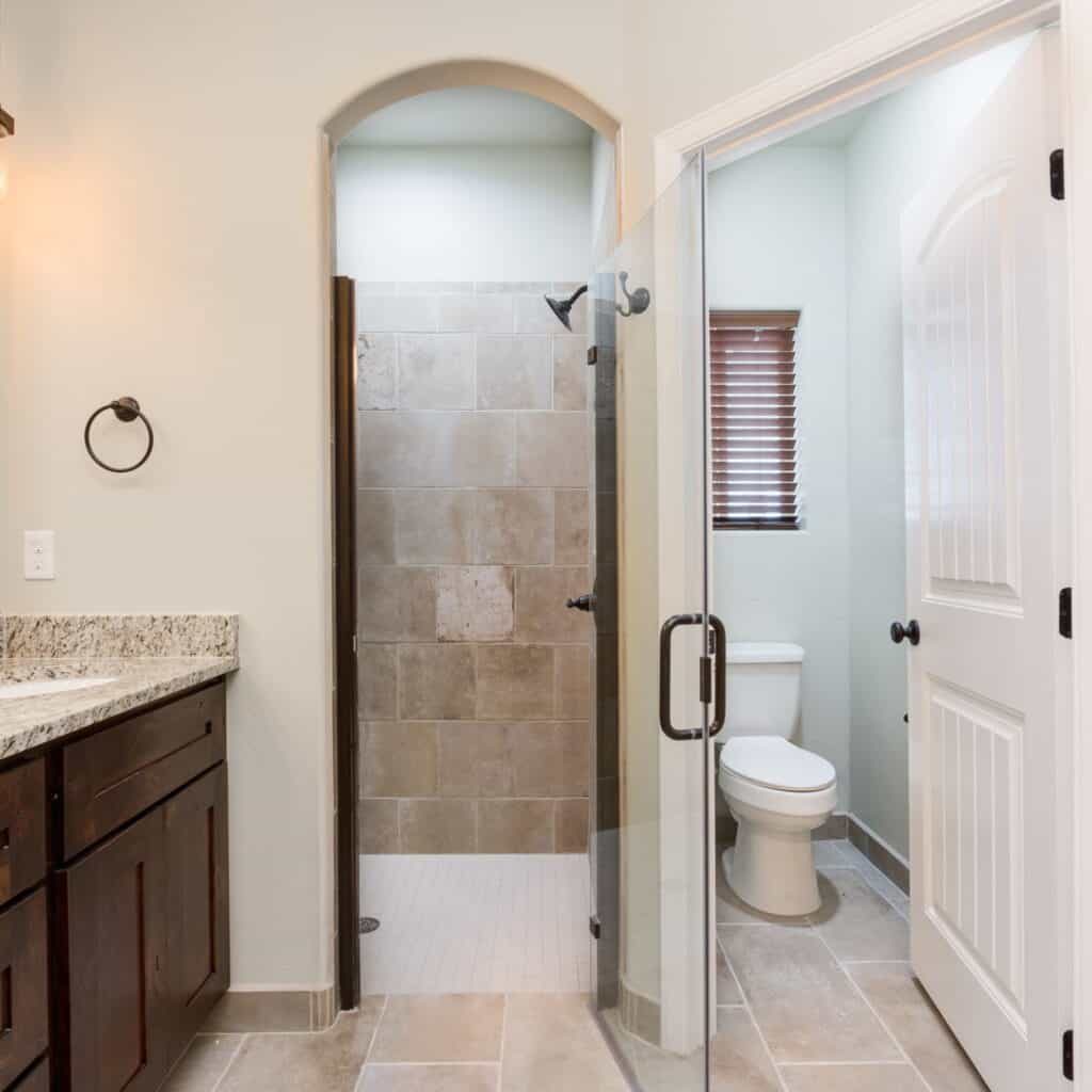 New Home Builder for Standing Shower