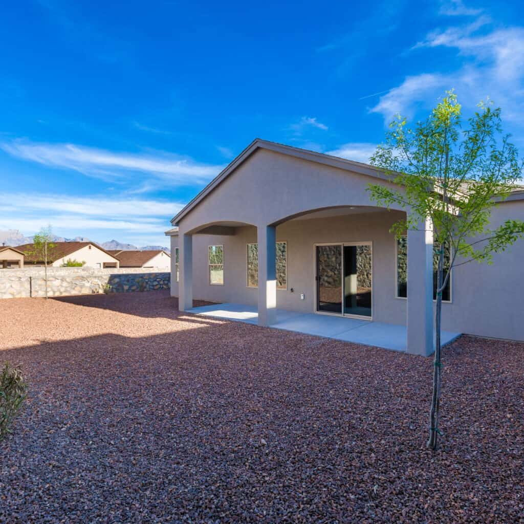 New Build Backyard in Las Cruces